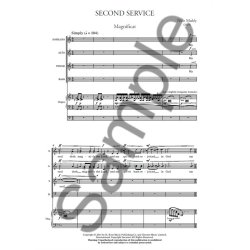 Nico Muhly: Second Service (Magnificat & Nunc Dimittis) - SATB Chorus & Organ