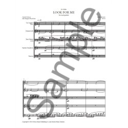 Nico Muhly: Look For Me (Score/Parts)
