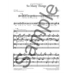 Nico Muhly: So Many Things (Score/Parts)