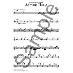Nico Muhly: So Many Things (Score/Parts)