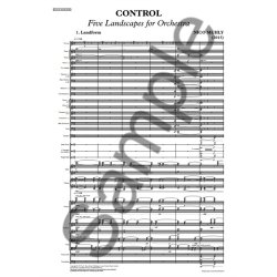 Nico Muhly: Control (Five Landscapes For Orchestra) (Full Score)