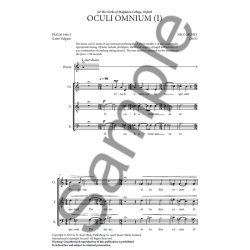 Nico Muhly: Oculi Omnium