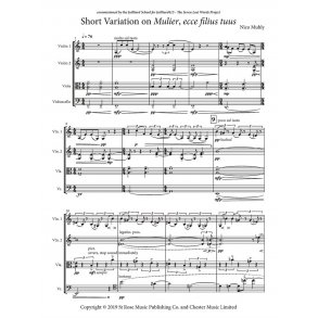 Short Variation on Mulier, ecce filius tuus