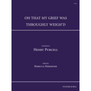 Oh that my grief was throughly weigh'd