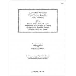 Restoration Music - Set 2 : For Three Violins, Bass Viol and Continuo