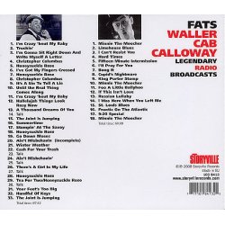 Fats Waller/Cab Calloway: Legendary Radio Broadcast
