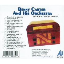 Benny Carter: The Radio Years 1939-1946