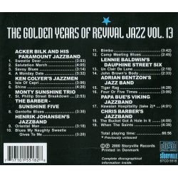 The Golden Years Of Revival Jazz Volume 13: Acker Bilk