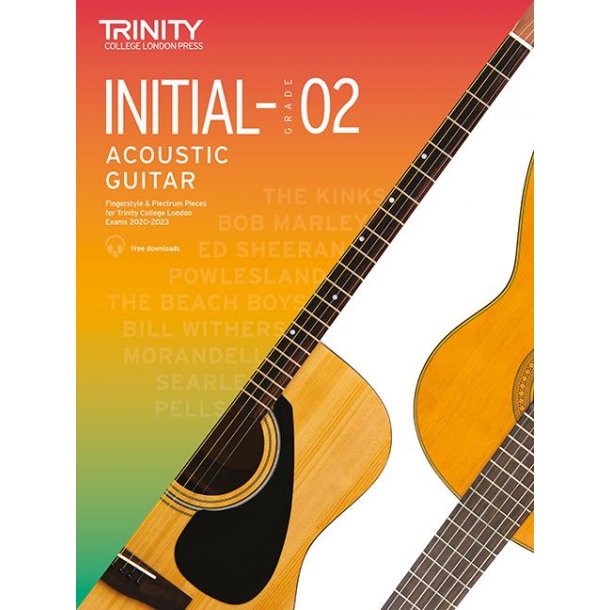 Acoustic Guitar Exam Pieces 2020-2023 Initial - 2 : Initial to Grade 2