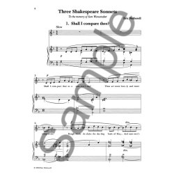 Eric Wetherell: 3 Shakespeare Sonnets - Medium Voice