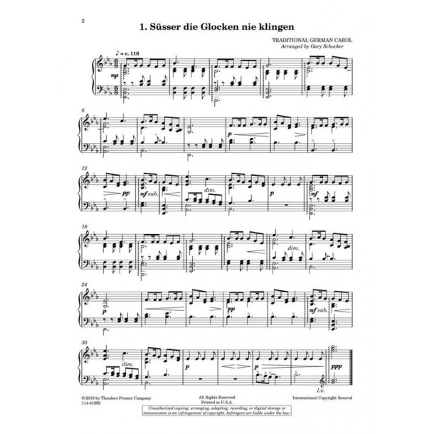 To Touch Their Harps of Gold : 22 Favorite Christmas Carols