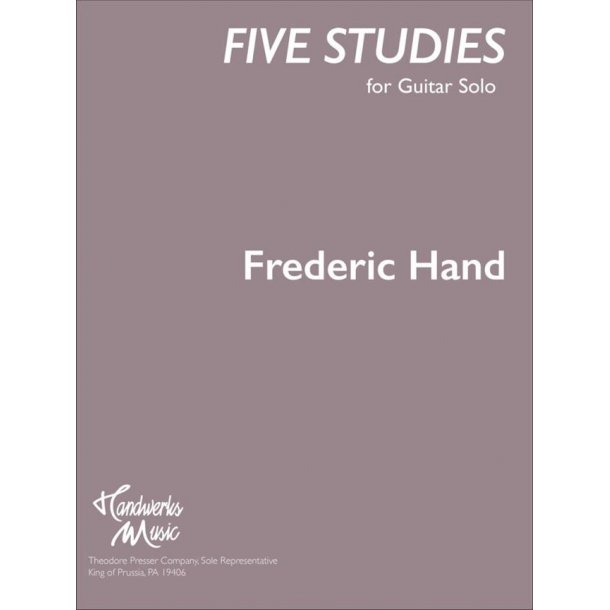 Five Studies for Guitar Solo