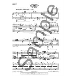 Samuel Adler: Fantasy For Piano