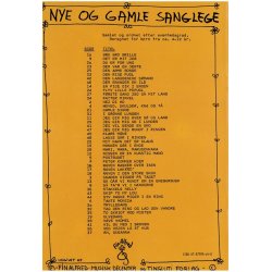 Fin Alfred Larsen: New And Old Song Play