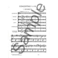 Xavier Montsalvatge: Concertino 1 And 13 (Score/Parts)
