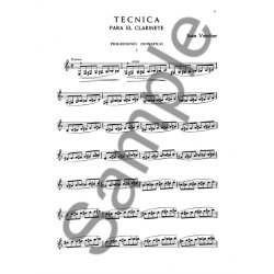 Vercher Tecnica Para El Clarinete