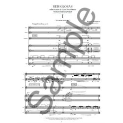 Benet Casablancas: Seis Glosas Sobre Textos De Cees Nooteboom