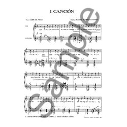 Rafael Rodriguez Albert: Cuatro Canciones Sobre Textos De Lope De Vega (Voice/Guitar)