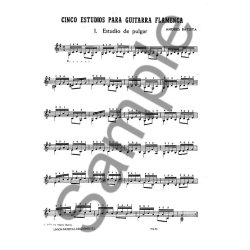 Andres Batista: Cinco Estudios Para Guitarra Flamenca