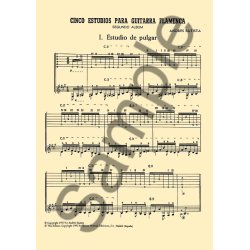 Andres Batista: Cinco Estudios Para Guitarra Flamenca Second Album