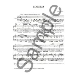 Maurice Ravel: Bolero For Piano Solo