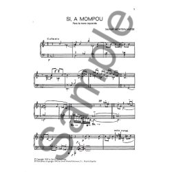 Xavier Montsalvatge: Tres Obras Para La Mano Izquierda