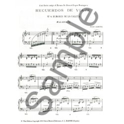 Albeniz Rumores De Clta No6 Op71