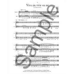 Salvador Carb&oacute;: Yo Soy Para Mi Amado - Sobre 5 Poemas De Santa Teresa De Jes&uacute;s (SATB)