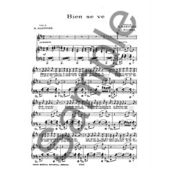 R. Martinez And J. Rivera: Bien Se Ve (Vocal Score)