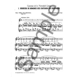 Xavier Montsalvatge: Deschecha De Romance Que Cantaron Los Seaphines