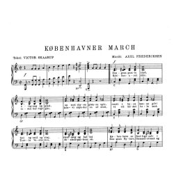Axel Frederiksen: Kbenhavnermarch (voice and piano)