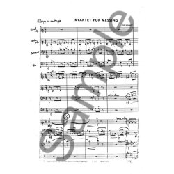 Kvartet For Messing Op. 15
