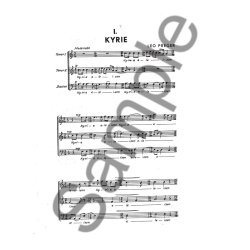 Leo Preger: Messe (Vocal Score)