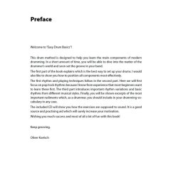 Oliver K&ouml;lsch: Easy Drum Basics (Book/CD)