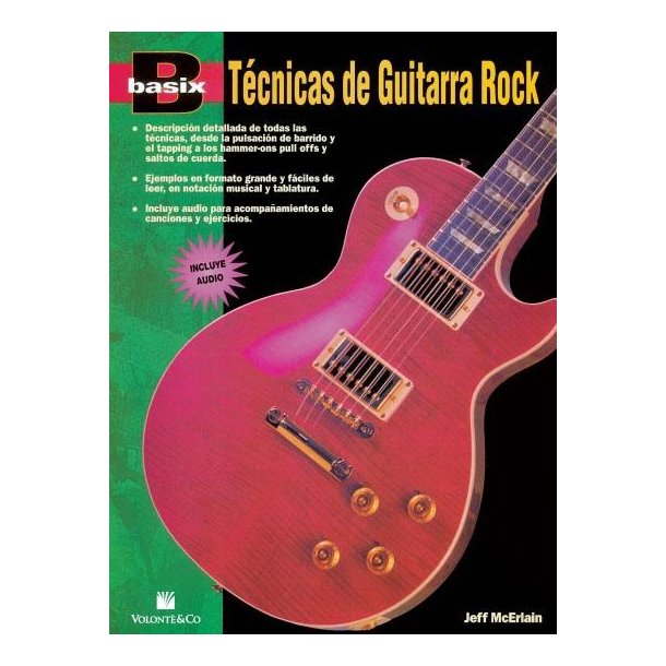 Basix Tecnicas Rock Gtr Bk/Cd Span