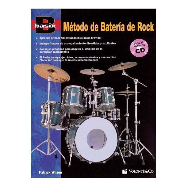 Basix Metodo Bateria Rock Bk/Cd Span