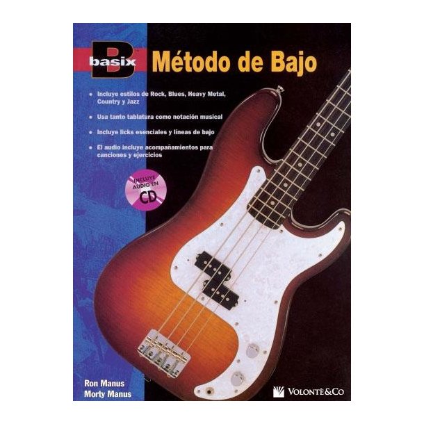 Basix Metodo Bajo Bk/Cd Spanish Bgtr