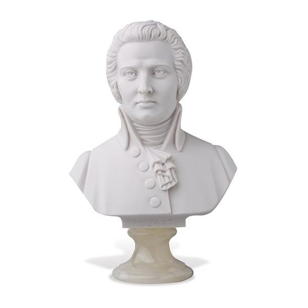 Buste af  Mozart 23cm : 23 cm