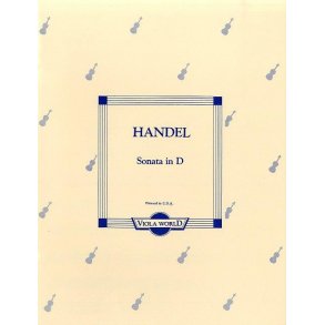 Handel, Gf Sonata In D Vla/pf