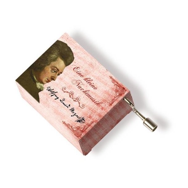 Mozart Music Box - Red : 5,7 x 4,5 x 3 cm
