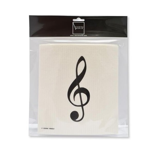Sponge cloth G-clef (2 pcs)