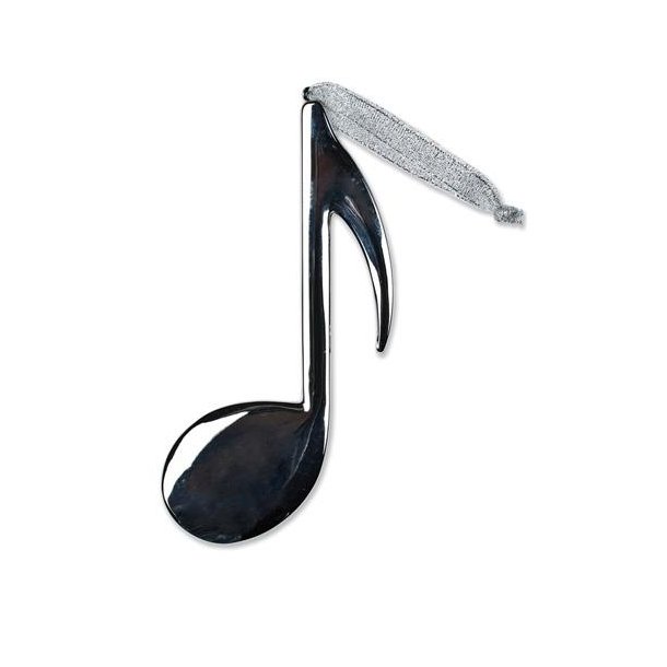 Ornament Note silver : 12 cm