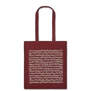 Tote Bag - Sheet Music, Bordeaux (Long Handle)