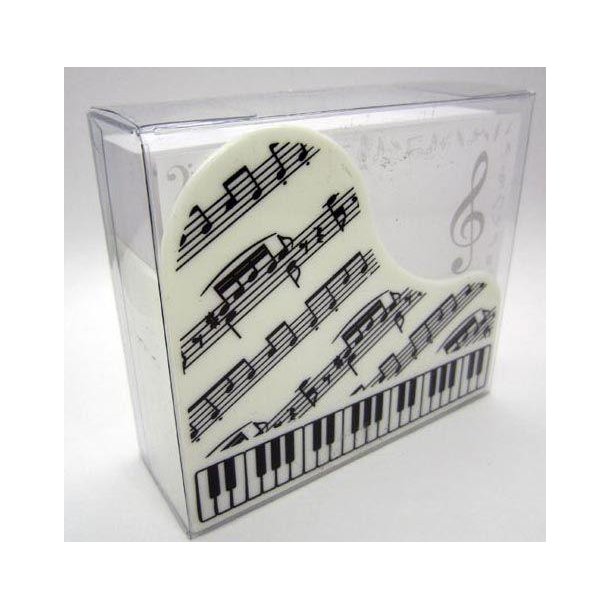 White Keyboard Design Memo Note Set