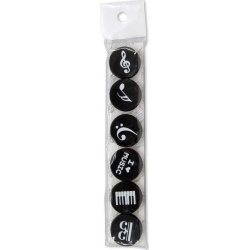 Music Notes Magnets - 6 Pack
