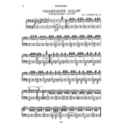 H. C. Lumbye: Champagne Galop (Piano 4ms)