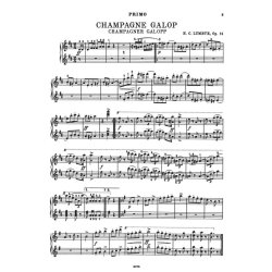 H. C. Lumbye: Champagne Galop (Piano 4ms)