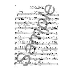 Henriques Romance Vln/Orch Pts