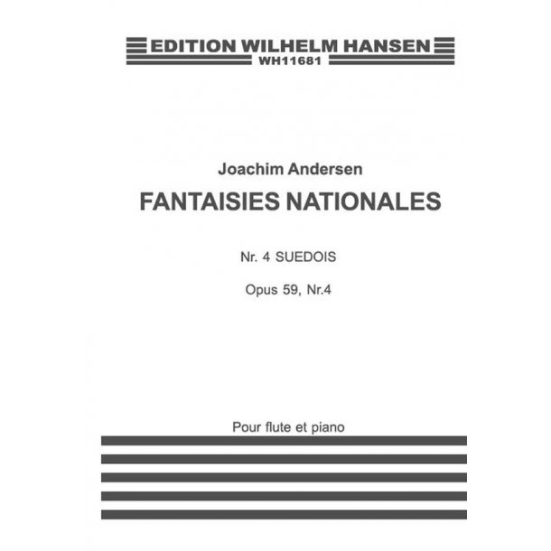 Joachim Andersen: Fantaisies Nationales Op.59 No.4 'Suedois'