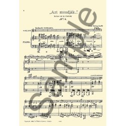 Jeno Hubay: Azt Mondjak (Scenes De La Csarda) Op.60 No.8